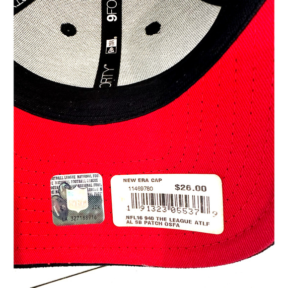 Atlanta Falcons LI Super Bowl Black Adult Adjustable Back New w/Tags! - Picture 6 of 9